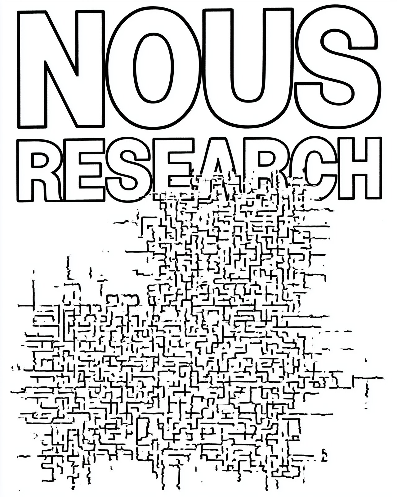 NOUS RESEARCH, datamatrix outline