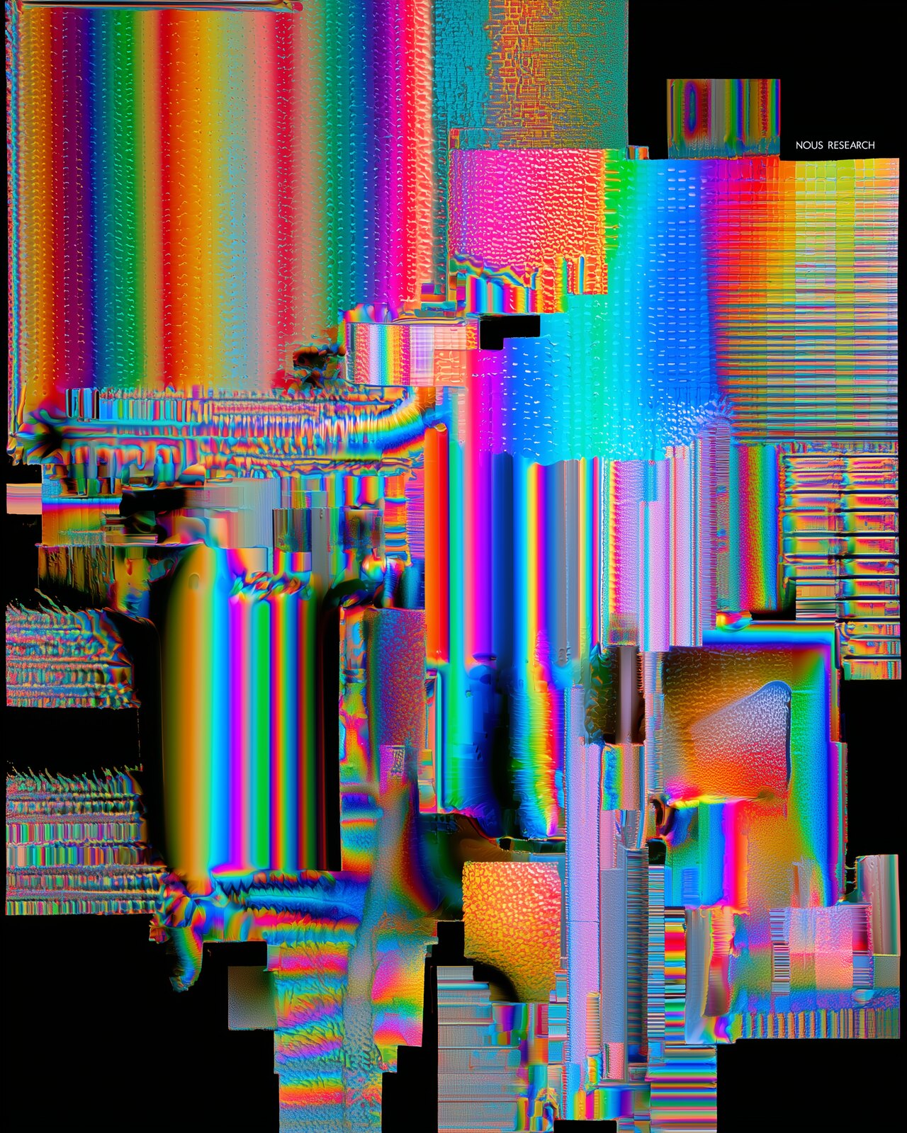 Fern micrograph, low-bit dither