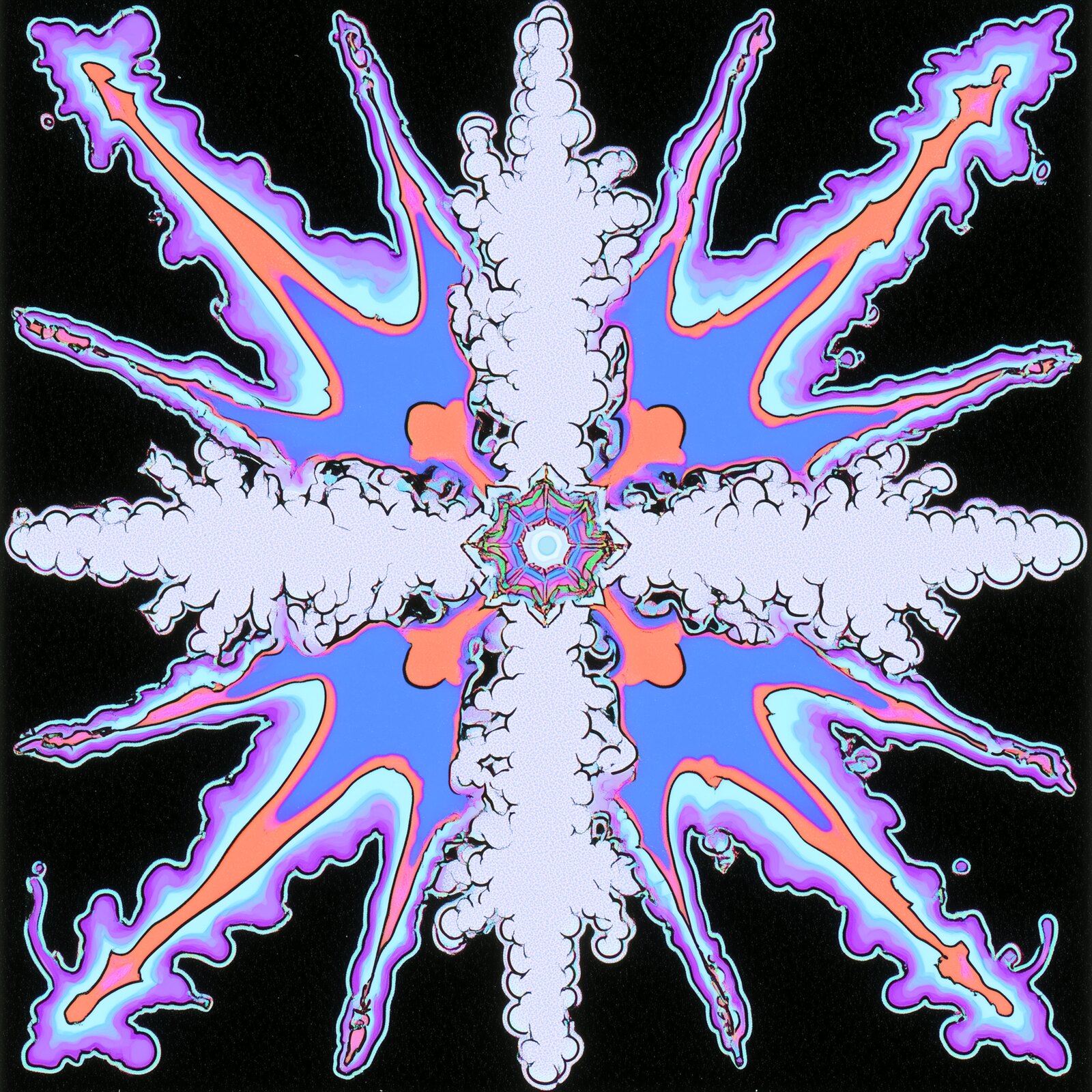 Chandra snowflake, wildstyle