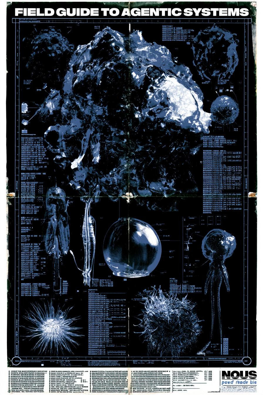 Field Guide to Agentic Systems — botanical poster